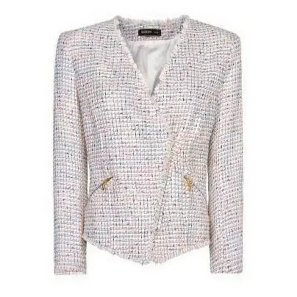 Mango boucle jacket cheap