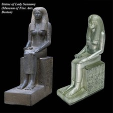 Silver Pharaonic Statue: Amazing Lady Sennuwy, the Most Beautiful Egyptian