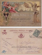 Militari: 3° Reggimento Genio Telegrafisti  1906