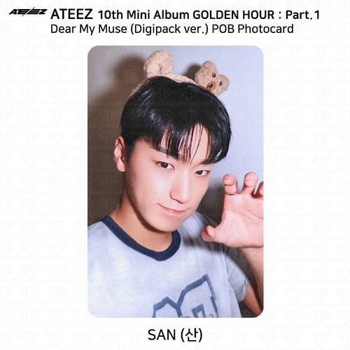 ATEEZ 10th Mini Album Golden Hour Part.1 POB Photocard Complete Set Hellolive KQ - Picture 11 of 108