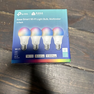 TP Link KL125 Kasa Smart Wi-Fi Light Bulb (Multicolor 4-Pack) | eBay