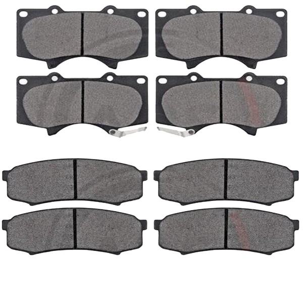 Set BeläGe Schuhe BremsbeläGe Vorne Und Hinten FüR Mitsubishi Pajero IV-image