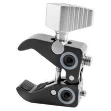 C type Metal Camera Mount Clamp With 1/4 And 3/8 Thread For Tripod And Stabilize