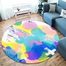 3D Colorful Watercolor NAO9028 Game Rug Mat Elegant Photo Carpet Mat Fay