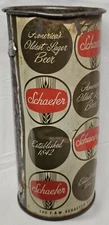 Old Vintage Schaefer Flat Top 16oz Beer Can 3" × 6-1/4" America's Oldest Lager