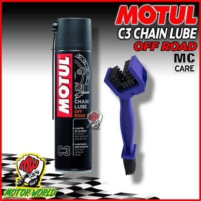 Motul C3 Chain Lube Off Road Fett Kette Spray Motorrad Enduro Road Cross 400 ML
