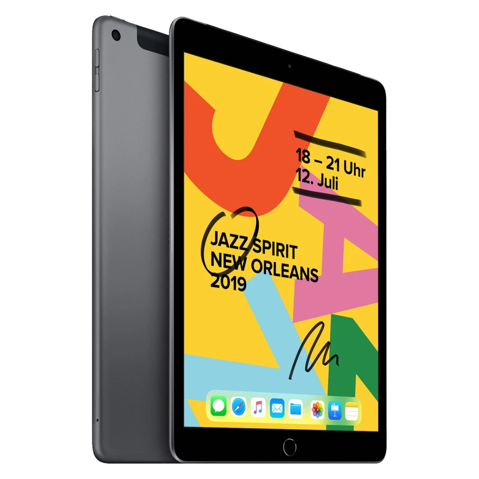 Apple iPad (7. Gen.) iOS Tablet 32-128GB 8MP Kamera Cellular vom Händler