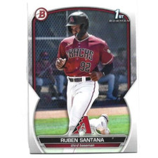 2023 Bowman Arizona Diamondbacks Ruben Santana 1st Bowman card