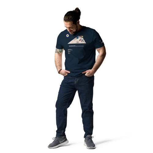 Men’s Organic Cotton T-Shirt – Valentine's Day – Constant Love – MESSIER 44. - Picture 9 of 19