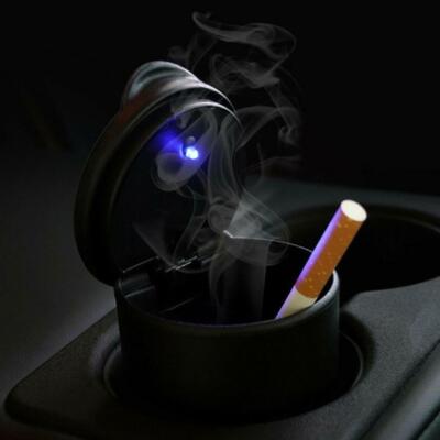 Universal Car Ashtray With LED Light - Easy Clean Ash Bin - Fits Most Cars 1997-2016 12 thumbnail image
