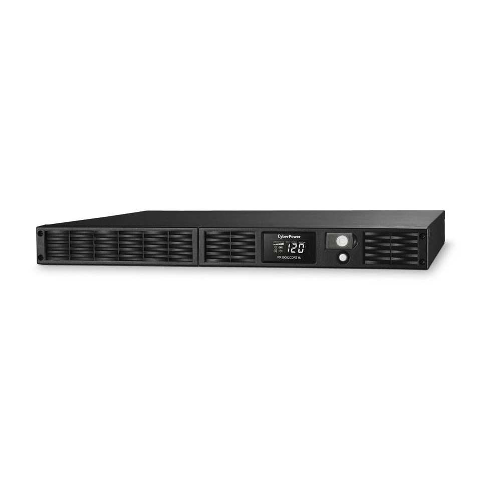 CyberPower PR1000LCDRT1U 6+1 Outlet Smart APP Sinewave UPS 1000VA 800W 1U Rack - Image 2 of 4