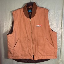 Gilet in tela foderato trapuntato Tri-Mountain, XL, "Graco Delivers", ottimo gilet caldo.