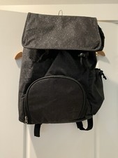 Revolution Dance Wear Dance Sparkle Black Dance Backpack with Shoe Pocket