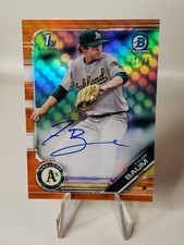 TYLER BAUM AUTO 1st 2019 Bowman Chrome Draft Autograph ORANGE REFRACTOR #/25 RC