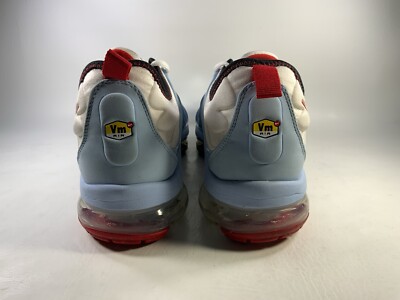 Nike Air Vapormax Plus Psychic Blue White Red Mens Size 11.5