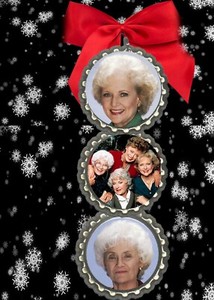 golden girls christmas ornament