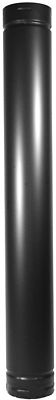 Chimney Stove Pipe Venting System PelletVent 3 in x 60 in Double Wall Black Vent