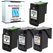 4PK PG-240XL CL-241XL Ink Cartridges for Canon PIXMA MG3120 MG3122 MG3140 MG3200