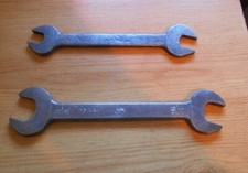 TWO 1944 DATED SPANNERS - WHITWORTH OPEN ENDED