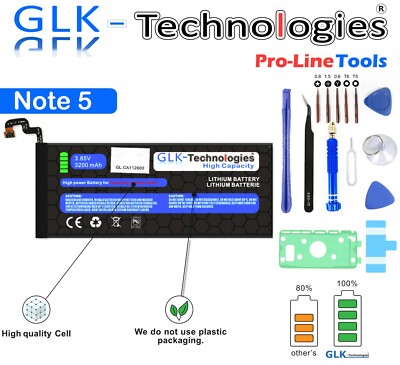 GLK - Akku für Samsung Galaxy Note 5 SM-N920F DuoS SM-N9008 EB-BN920ABE   P R O