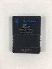 Sony PlayStation 2 Magic Gate 8MB Memory Card Original Black 