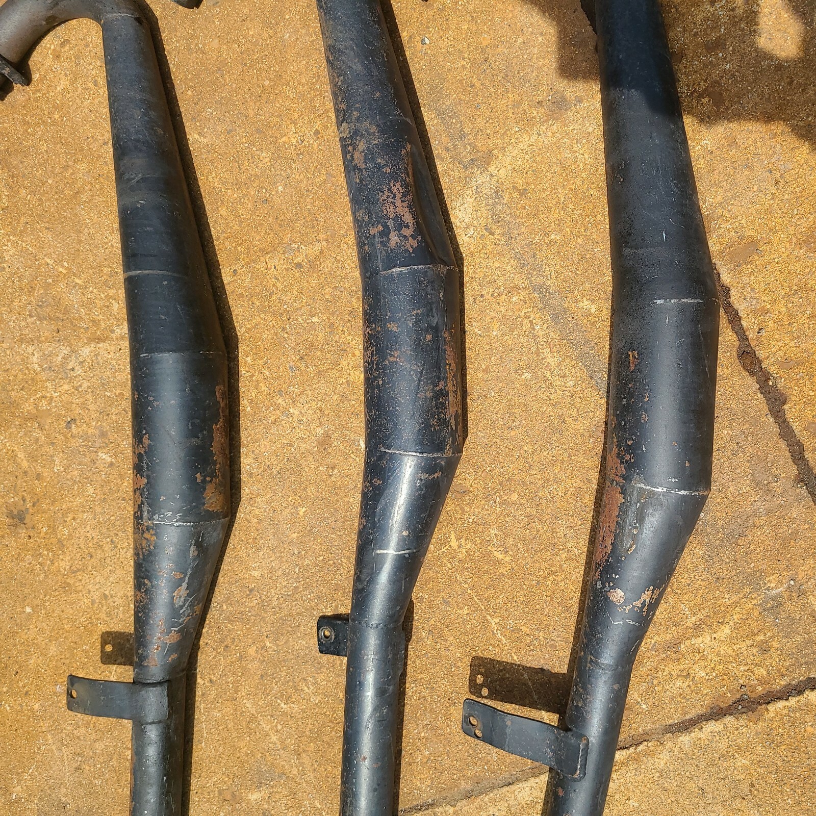 1974 74 Kawasaki H2 KH 750 Mach Exhaust Expansion Pipe Chambers set eBay