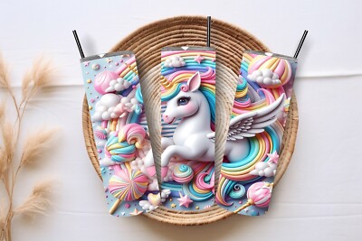 Tumbler Stainless Steel 20 oz Gift 003 ''Unicorn''  MICKLAT Bottle