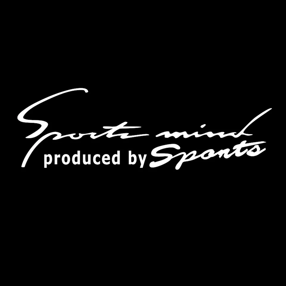 2 PIEZAS Calcomanías deportivas mente producidas por parachoques de ventana de coche pegatinas de vinilo decoración Foto 3 de 4