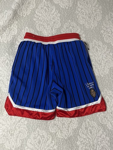 NEW Nike 1/2 Basketball Shorts Pinstripe Size Small Lil Penny Hardaway Fool SEWN - Picture 16 of 24