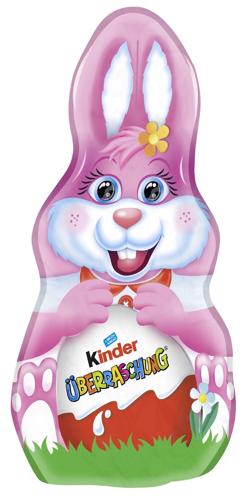 Пасхальный КРОЛИК в шоколаде Kinder FAT -Розовый- 75 г265 унции- БЕСПЛАТНАЯ ДОСТАВКА 3490₽