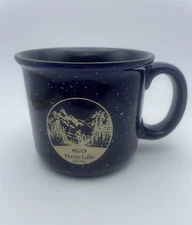 Hume Lake Sierra Nevada Fresno County Coffee Mug 14oz Speckle Souvenir Cup B11