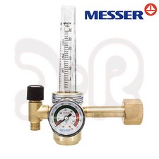 MESSER Druckminderer Argon Co2 Schutzgas mit Flowmeter Druckregler Gasflasche
