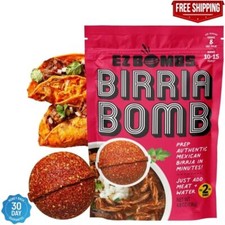 Bombs Birria Bomb Seasoning, 2 Pack Authentic Mexican Spice Mix for Tacos