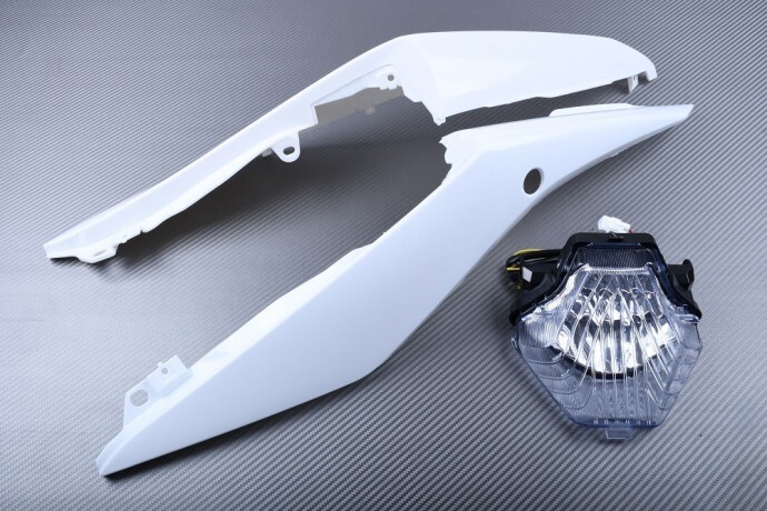 Réparer l'arrière cassé de votre Yamaha YZF R3 avec ce kit coque brute et feu clair