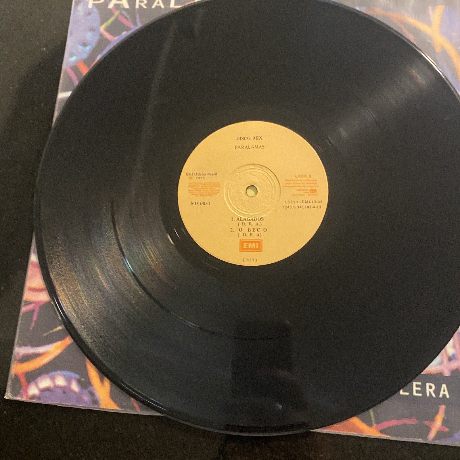 Paralamas Una Brasilera Ecuador 1995 Maxi Single Vinyl Disco Mix  RARE Pericos