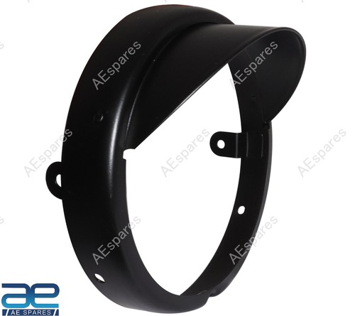 Headlamp Inner Outer Ring Rim Black For Royal Enfield New Classic Reborn 350 AEs - Foto 5 di 11