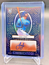 2022 Panini Chronicles Obsidian JOSH LOWE RC AUTO 26/50 Rays