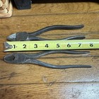 Lot of 2 Diagonal Cutting Pliers/Nippers Black Metal Hand Tools — photo 6