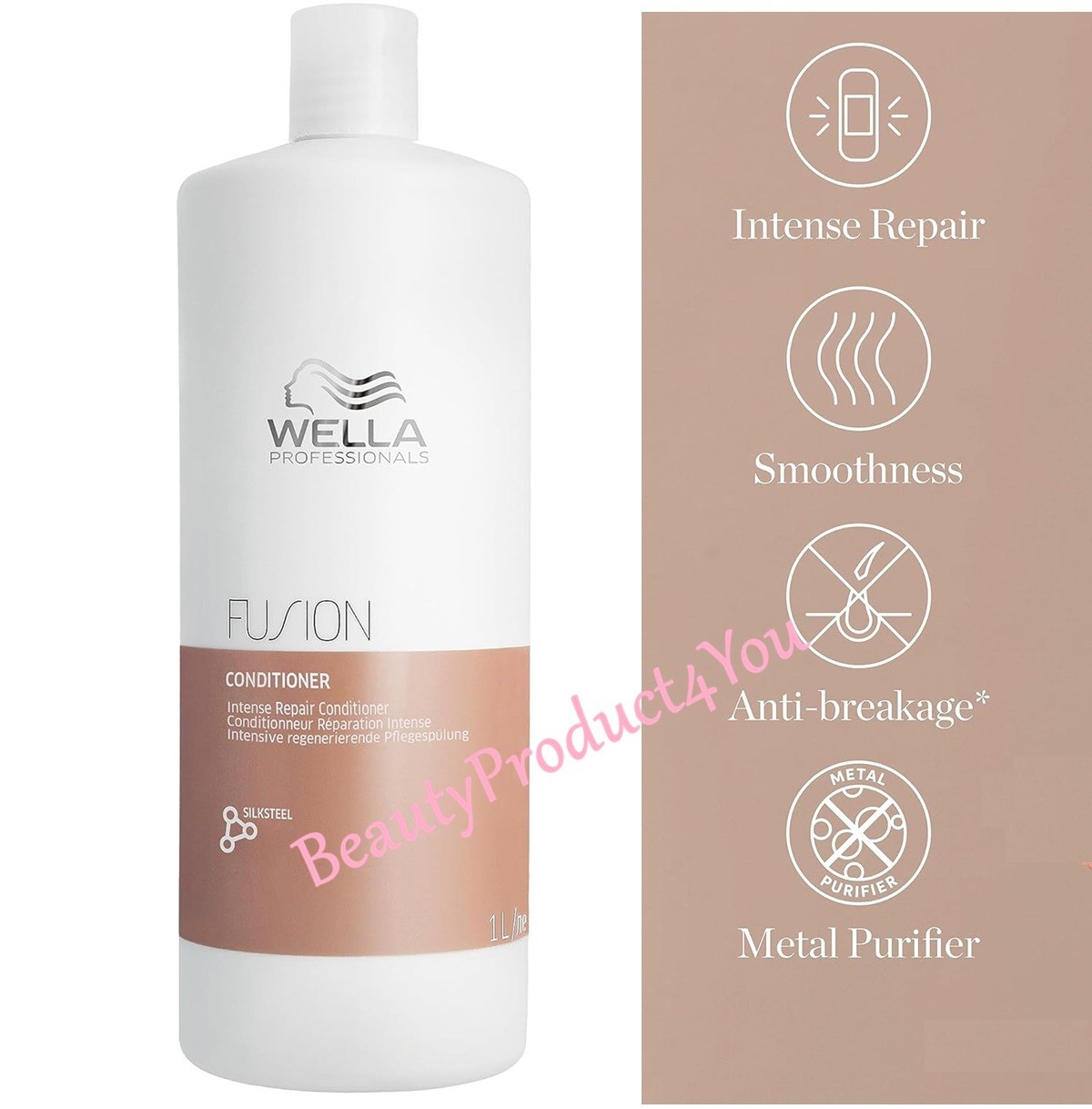 WELLA PROFESSIONALS Fusion Intense Repair Conditioner For Damaged Hair 1000ml