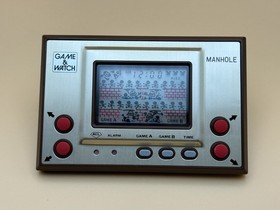 Nintendo Game & Watch MANHOLE MH-06 Gold Series 1981 Mint in Box