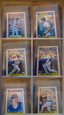 Topps MLB Baseball Card Lot 13 1986 Clemens Bonds McGwire Carter Yount