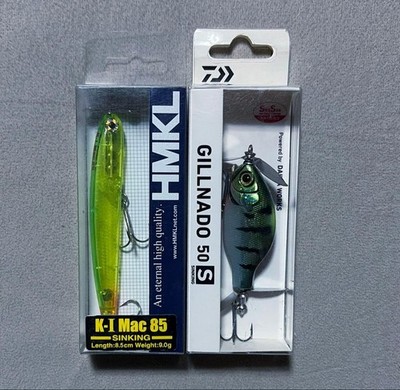 HMKL K-I Mac 85 & DAIWA GILLNADO 50S Sinking Topwater Lure Set
