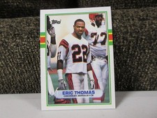 1989 Topps Football Card, Eric Thomas, Cincinnati Bengals, #37