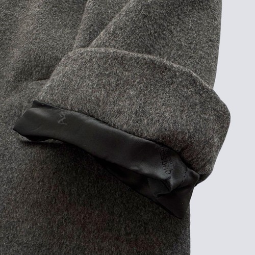 Aquascutum Men’s Wool Coat Charcoal Gray Made in England Size 36 F/S - Picture 7 of 15