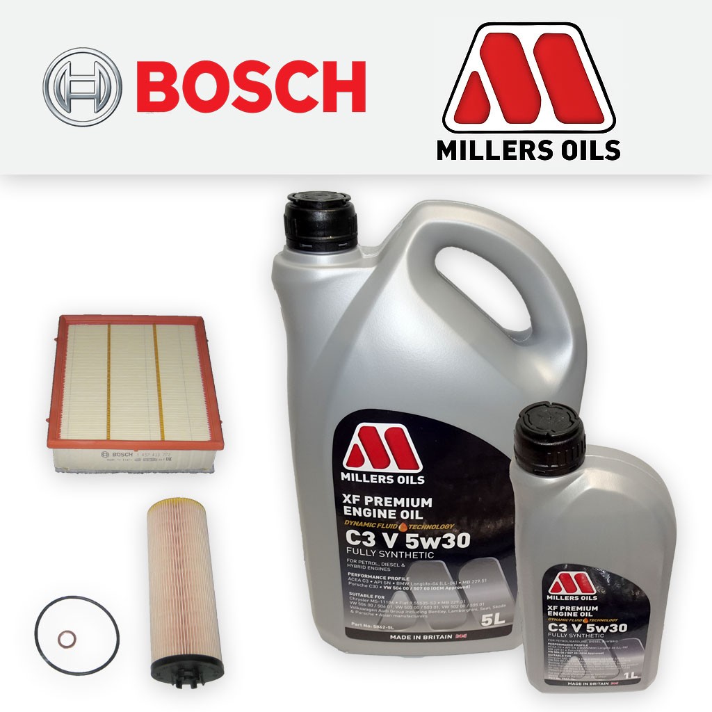 SERVICE KIT for AUDI A6 (C5) 2.5 TDI OIL AIR FILTERS +6L 5w30 LL OIL (1998-2005)