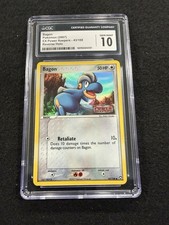 Pokemon Bagon Reverse Holo Stamped 43/108 from EX Power Keepers in a CGC 10 !! on eBay