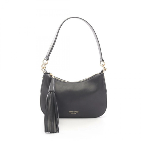 Jimmy Choo Shoulder Bag Leather Black