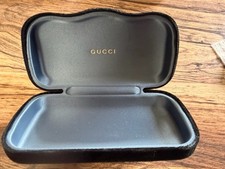 Authentic Gucci Black Velvet Hard Shell Foldable Sunglasses Case