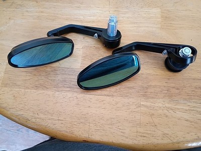 Racoona Oval Motorcycle Mirrors (SF)(T)
