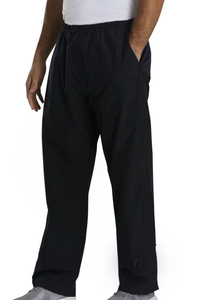 FOOTJOY Men’s Elastic/Drawstring Waist Rain Golf Ankle Pants Size L